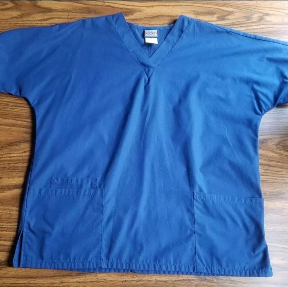 Lot of 2 Cherokee Workwear Scrub Tops - Picture 3 of 8